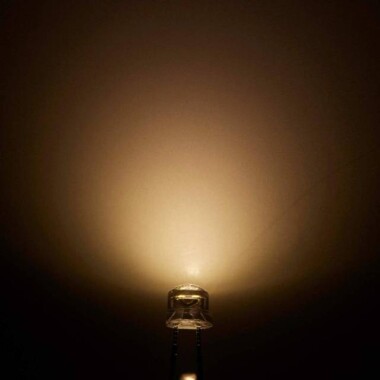 3V 20mA 5mm Beyaz Mantar Led 18mm Bacak Uzunluğu - 2