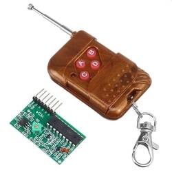4 Kanallı Uzaktan Kumandalı RF Modülü Alıcı Verici - 2