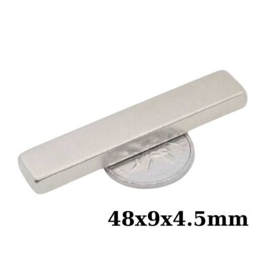 48X9x4.5mm Neodyum Güçlü Mıknatıs - Neodim Magnet - Görsu Elektronik