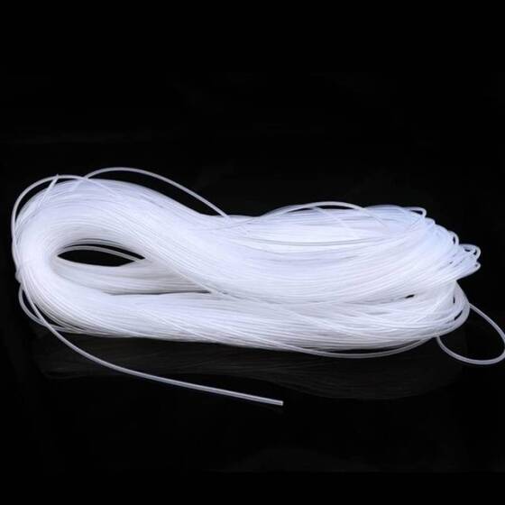 5 Metre Esnek Kauçuk Şeffaf Hortum - Silikon Tüp ID 4mm X 7mm OD - 2