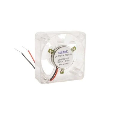 50x50x15mm 12V 0.15A Fan 2 Kablolu - Işıklı - Görsu Elektronik