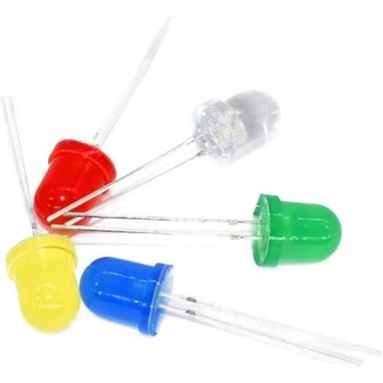 5mm Mor Led 18mm Bacaklı - 1
