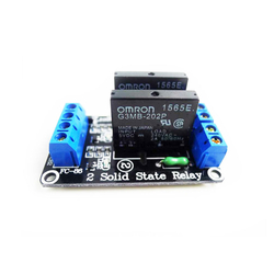 5V - 2 Kanal Solid State Röle Kartı (5V 2A) (Geliştirme Kartlarıyla Uyumlu) - 1