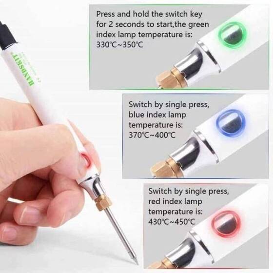 5V 8W USB Taşınabilir Mini Elektrikli Havya Seti - 2