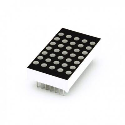 5x7 Dotmatrix Anot (52x33mm) 5mm Led - Kırmızı - 1
