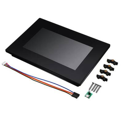 7.0 Inch Nextion HMI Rezistif Dokunmatik LCD Ekran ve Muhafaza - 800x400 - 32MB Hafıza NX8048K070-011R - 1