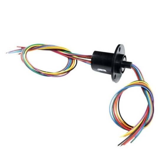 8 Kanallı Döner Kablo Mafsalı Flanşlı SRC-22-0805A - 2