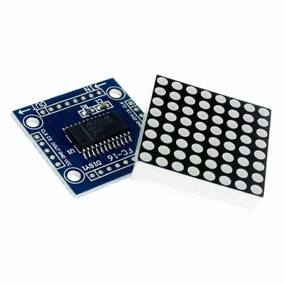 8x8 Dotmatrix Kartı - Peşpeşe Takılabilir Max7219 - 1