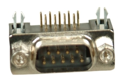 9 Pin Erkek D-Sub Konnektör - 90 Derece - 1