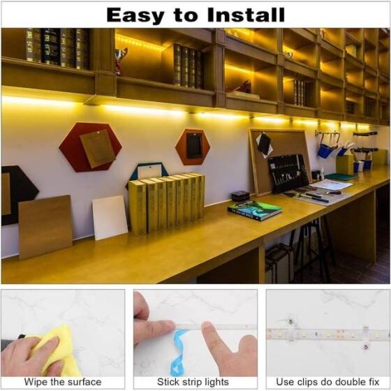 9mm 12V Sarı Bağ LED Yüksek Kaliteli Devre Kartı ile Birlikte (50 Adet) - 3