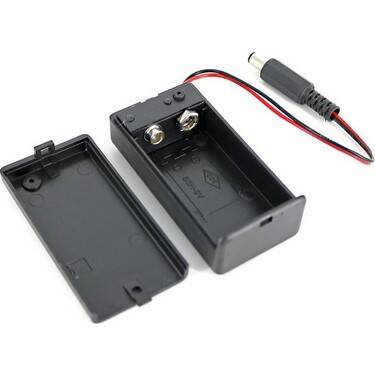 9V Pil Yuvası - Kutulu ve Anahtarlı - 1