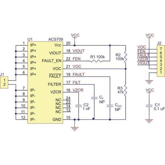 ACS709 Akım Sensörü -75A / +75A - 4