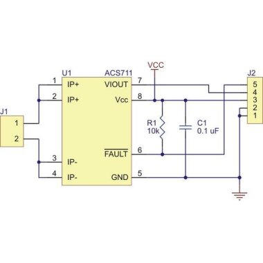 ACS711EX Akım Sensörü -15.5A / +15.5A - 4