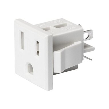 Amerikan Power Soketi - Beyaz - Görsu Elektronik