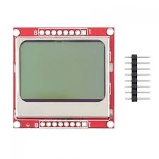 Arduino 1.6 inch Nokia 5110 Lcd Ekran Kırmızı - China