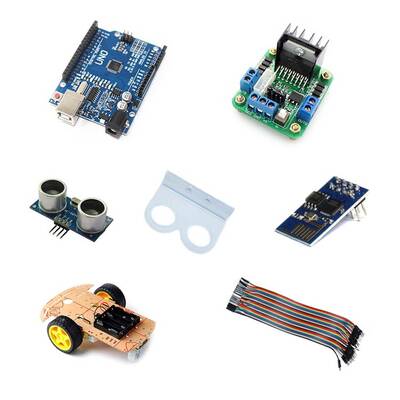 Arduino Bluetooth Robot Araba Kontrol Kiti - Kit02