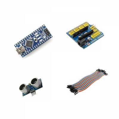 Arduino Nano HC-SR04 Ultrasonik Eğitim Seti - Kit04