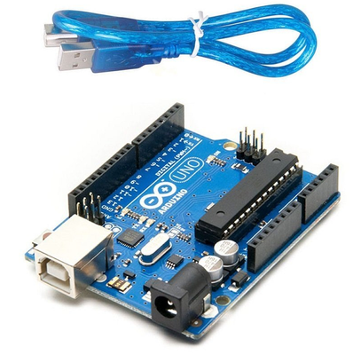 Arduino Uno R3 Dip Klon (USB Kablo Dahil) - 1