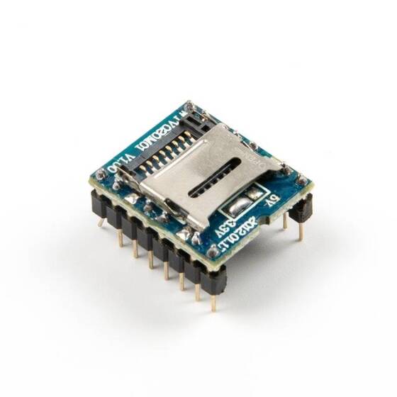 Arduino WTV020-SD-16P için Mini SD Kart MP3 Ses Modülü - 3