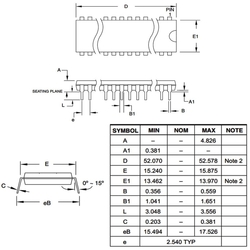 ATMEGA16A-PU 8-Bit 16MHz Mikrodenetleyici DIP-40 - 3