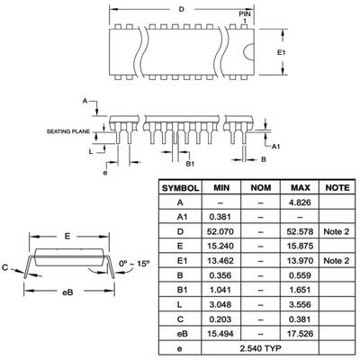 ATMEGA16A-PU 8-Bit 16MHz Mikrodenetleyici DIP-40 - 3