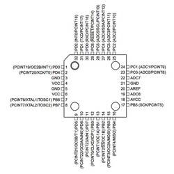 ATMEGA328PU-TH SMD 8-Bit 20MHz Mikrodenetleyici TQFP-32 - 1
