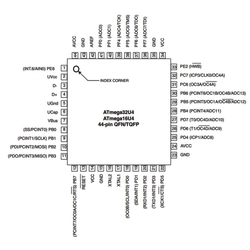 ATMEGA32U4-AU SMD 8-Bit 16Mhz Mikrodenetleyici TQFP-44 - 2