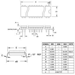 ATMEGA8515-16PU 8-Bit 16MHz Mikrodenetleyici DIP-40 - 3