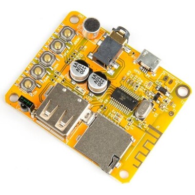 Bluetooth Ses Alıcı Kartı - AUX Araç Ses Modifikasyonu - Kayıpsız Bluetooth Alıcısı - MP3 Kod Çözücü Kartı - Pilli - 12