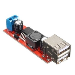 Çift USB Çıkışlı 9v-12v-24v-36v 5v Dönüştürücü DC 3A - 1
