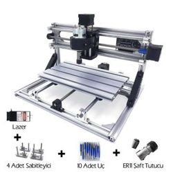 CNC2418 2500mW Lazerli CNC Makinesi - Kesim Tezgahı - 1