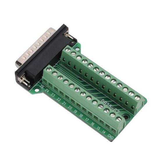 D-Sub DB25-G2 25 Pin Erkek Terminal Block Adaptörü - 2