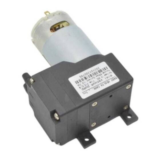 DC 12V Vakum Pompası - 80KPa 10.5L/dk Motor - 2