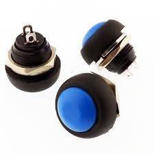 DC184 Mavi Push Buton - 1