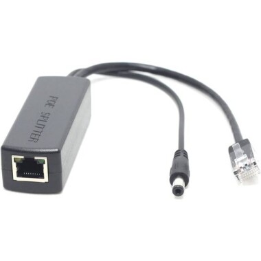 DC5.5x2.1mm Gigabit PoE Ayırıcı 48V - 5V 2.4A - 2