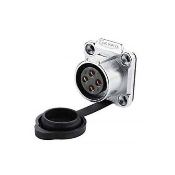 DH-20-J04SX-03-401 4 Pin Su Geçirmez Konnektör - Dişi - 1