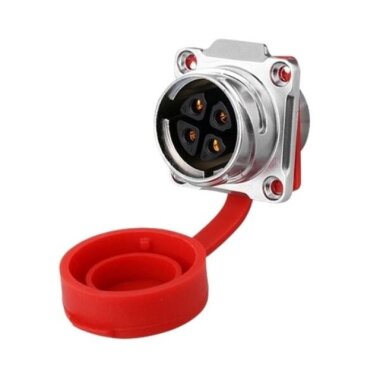 DH-24-J04SX-03-401 4 Pin Su Geçirmez Konnektör - Dişi - 1