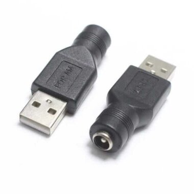 Dişi 5.5mm x 2.5mm - Erkek Usb A 2.0 Dönüştürücü - Görsu Elektronik