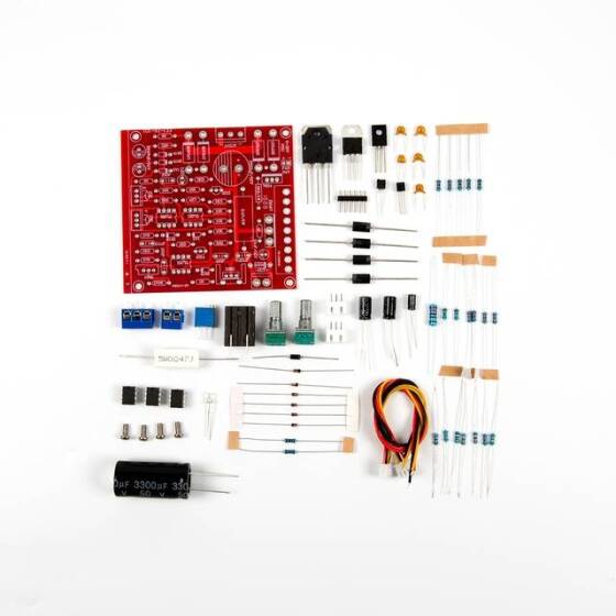 DIY 0-30V 2mA-3A Ayarlanabilir DC Ayarlı Güç Kaynağı Modülü Kiti - 5