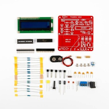 DIY Çok Fonksiyonlu Transistör Test Cihazı Kiti LCR ESR Transistör Ölçer PWM Sinyal Jeneratörü Kiti - 5