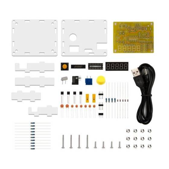 DIY Frekans Test Cihazı 1Hz-50Mhz Kristal Sayaç Metre Kutu Kiti - 5