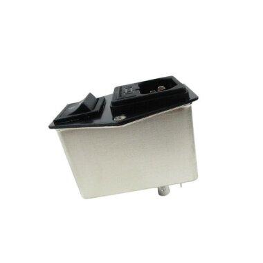 DL-3DZ2KR EMI Filtre 3A Anahtarlı Erkek Power Soketi - Sigorta Yuvalı - 2
