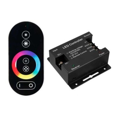 Dokunmatik Kumandalı RGB Şerit Led Kontrol Devresi 30A - Hightek