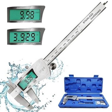 0-150mm Stainless Steel Digital Display Vernier Calipers (Without Battery) - 1