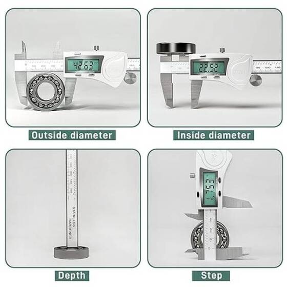 0-150mm Stainless Steel Digital Display Vernier Calipers (Without Battery) - 4