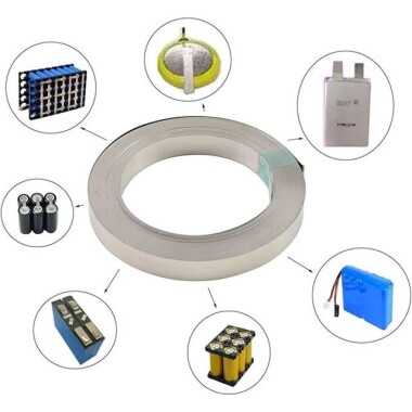 0-15x6mmx10M Nickel Plated Steel Strip For 18650 Battery Pack Welding - 3