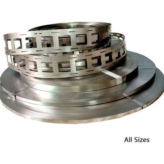 0-15x8mmx5M Pure Nickel Strip 99.96% High Purity - 3