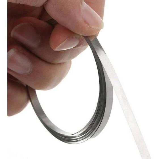 0-1x5mmx10M Nickel Plated Steel Strip For 18650 Battery Pack Welding - 2