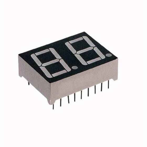 0.56 Inch Red 2 Digit 7 Segment Led Display CC 18 Pin - 1