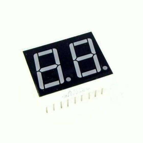 0.56 Inch Red 2 Digit 7 Segment Led Display CC 18 Pin - 2